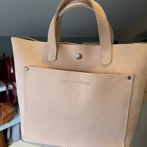 SOLD 🎀Blush Mini Crossbody Tote Portland Leather Goods🎀